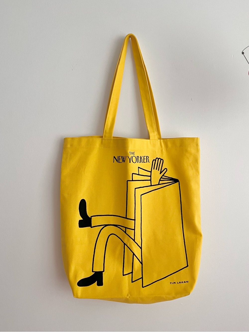 NEW LIMITED EDITION The New Yorker Yellow Book Graphic Tote Bag